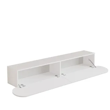 Lumina TV-bænk 180x29,5x31,6 cm - Hvid - Møbler - TV borde & mediemøbler - TV-borde