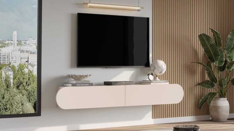 Lumina TV-bænk 180x29,5x31,6 cm - Sand - Møbler - TV borde & mediemøbler - TV-borde