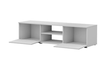 Lyrosen Gulvstående TV-bænk 140 cm med Opbevaring i Malet Træ - Beige - Møbler - TV borde & mediemøbler - TV-borde