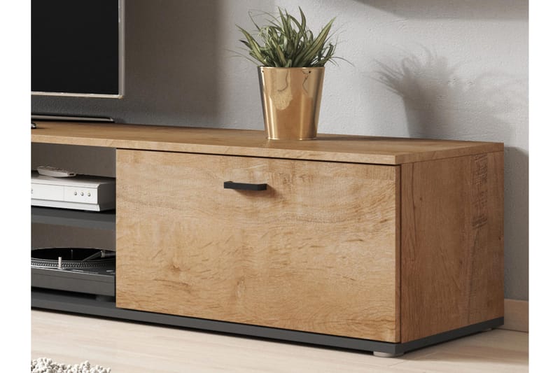 Lyrosen Tv-bänk 140 cm - Beige - Møbler - TV borde & mediemøbler - TV-borde
