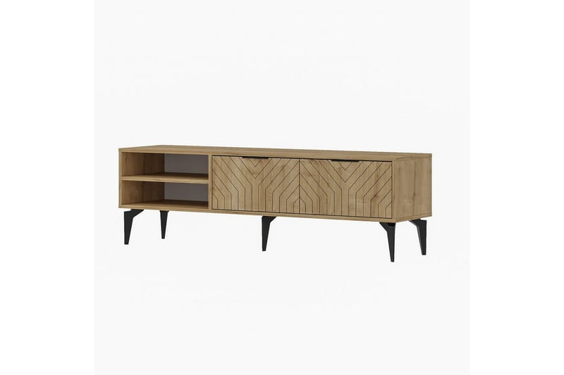 Lyven Tv-bænk 160 cm - Brun - Møbler - TV borde & mediemøbler - TV-borde