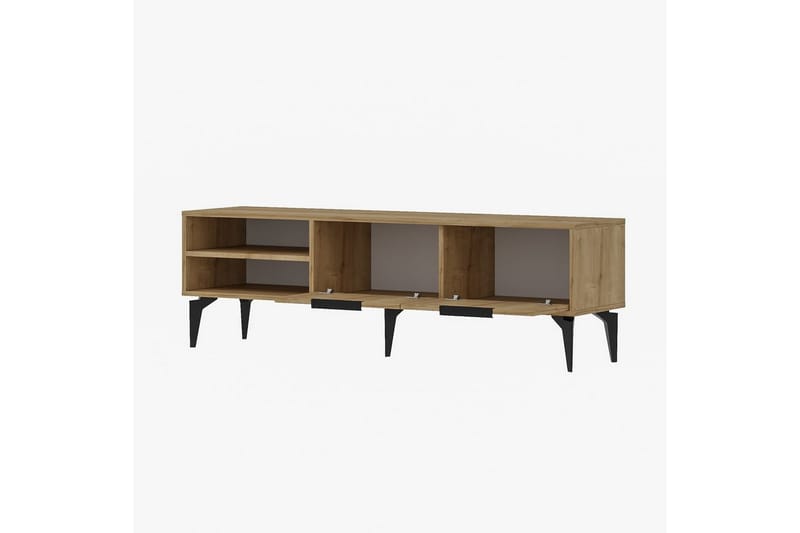 Lyven Tv-bænk 160 cm - Brun - Møbler - TV borde & mediemøbler - TV-borde