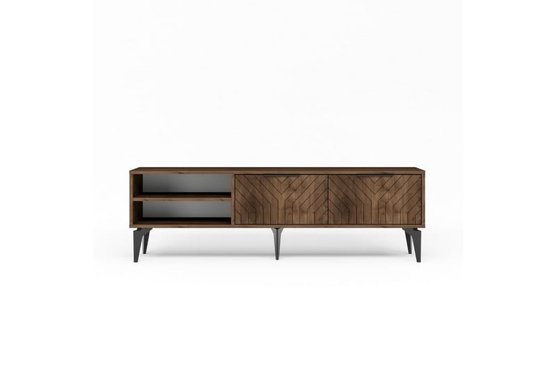 Lyven Tv-bænk 160 cm - Brun/Mørkfarvet træ - Møbler - TV borde & mediemøbler - TV-borde