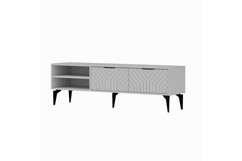 Lyven Tv-bænk 160 cm - Hvid - Møbler - TV borde & mediemøbler - TV-borde