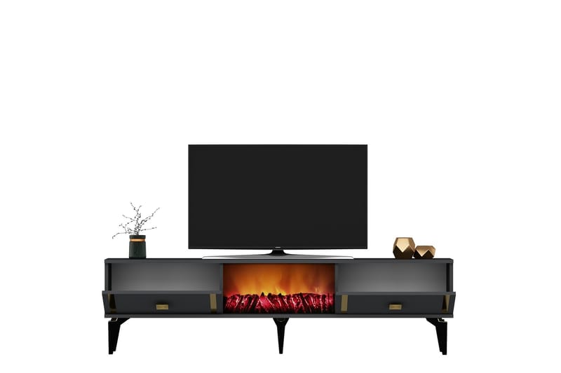Male TV-Bord 150 cm - Guld - TV-borde
