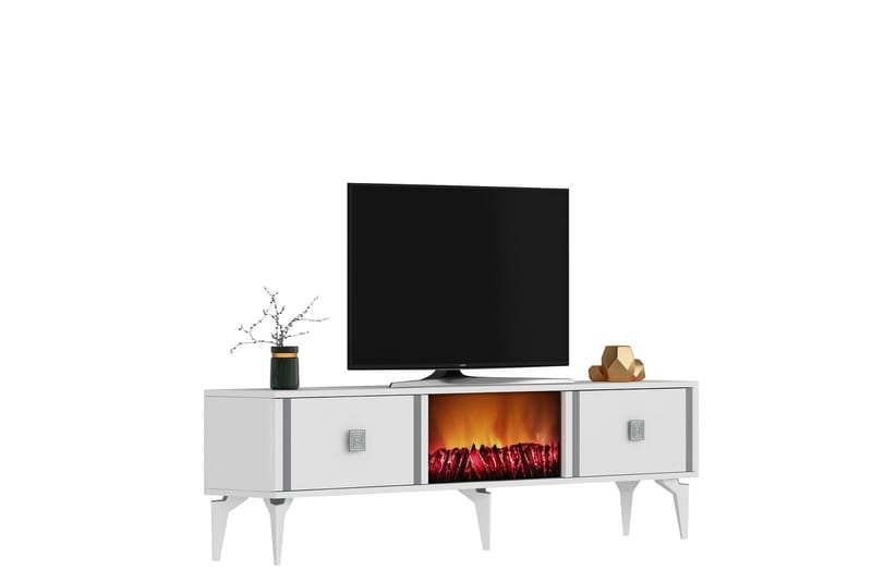 Male TV-Bord 150 cm - Sølv - TV-borde