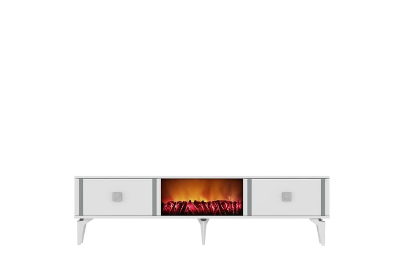 Male TV-Bord 150 cm - Sølv - TV-borde