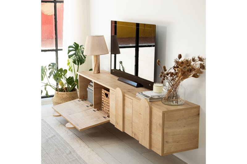 Malpani TV-Bord 180 cm - Oak - TV-borde