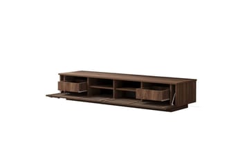Malric TV-bænk 180 cm i Eg - Brun - Møbler - TV borde & mediemøbler - TV-borde