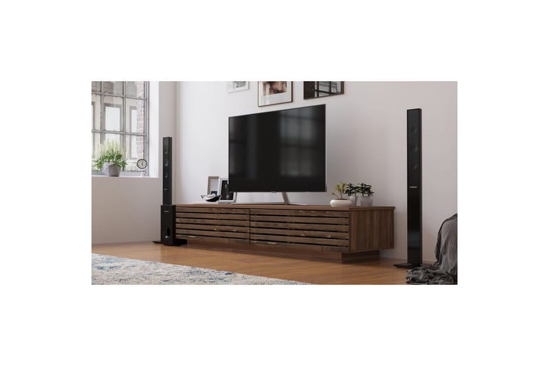 Malric TV-bænk 180 cm - Natur - Møbler - TV borde & mediemøbler - TV-borde