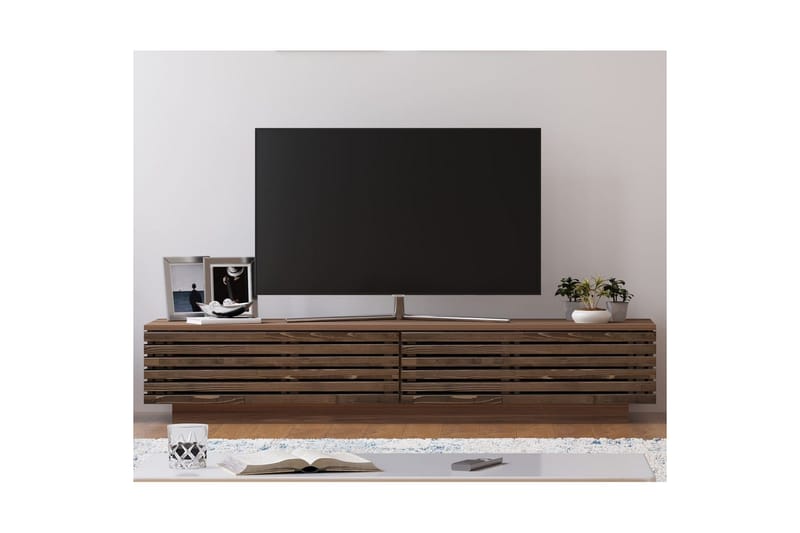Malric TV-bænk 180 cm - Natur - Møbler - TV borde & mediemøbler - TV-borde