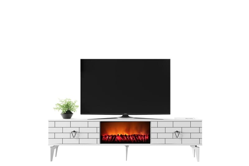 Mangla TV-Bord 150 cm - Hvid - TV-borde