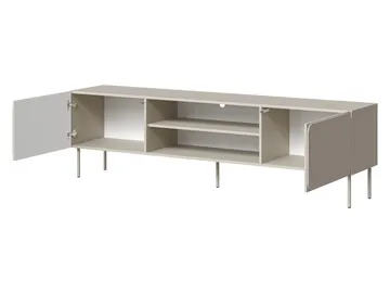 Marros TV-bord 200 cm med Hylder - Beige - Møbler - TV borde & mediemøbler - TV-borde