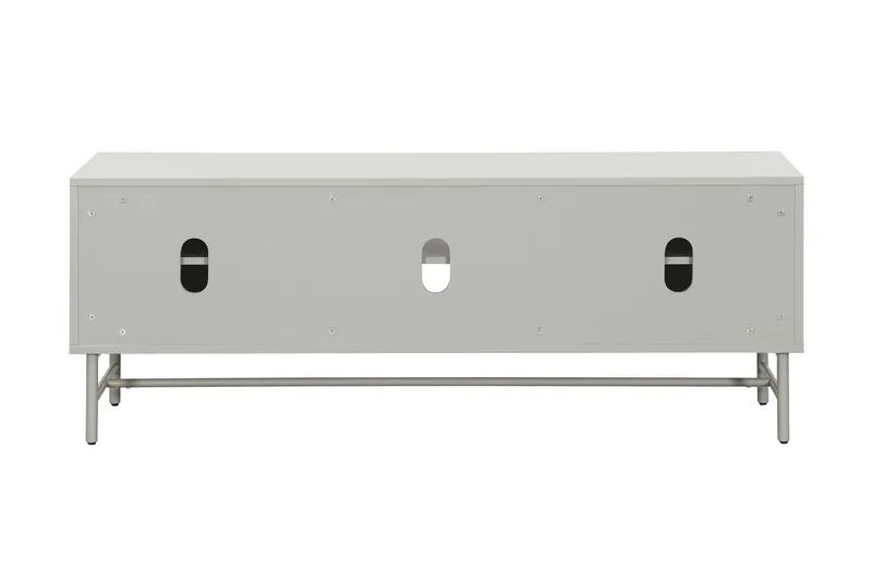 Matterhorn Smal TV-bænk med opbevaring 40 cm dyb 157 cm bred 58 cm høj - Beige - Møbler - TV borde & mediemøbler - TV-borde