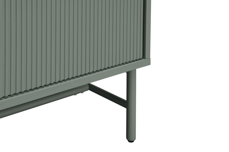 Matterhorn Smal TV-bænk med opbevaring 40 cm dyb 157 cm bred 58 cm høj - Grøn - Møbler - TV borde & mediemøbler - TV-borde