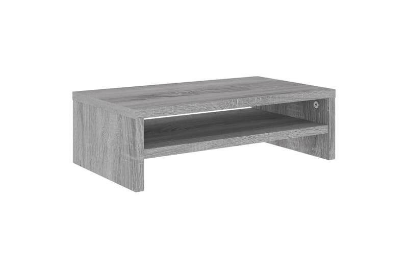 beBasic skærmstander 42x24x13 cm konstrueret træ grå sonoma-eg - GrÃ¥ - Møbler - TV borde & mediemøbler - Mediestativ & vægbeslag