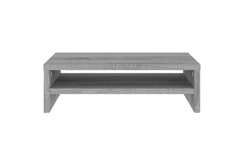 beBasic skærmstander 42x24x13 cm konstrueret træ grå sonoma-eg - GrÃ¥ - Møbler - TV borde & mediemøbler - Mediestativ & vægbeslag