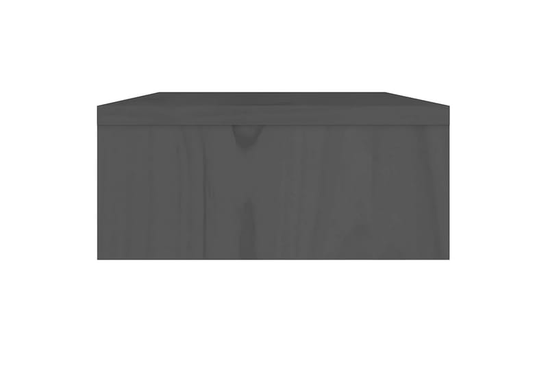 beBasic skærmstander 60x24x10,5 cm massivt fyrretræ grå - GrÃ¥ - Møbler - TV borde & mediemøbler - Mediestativ & vægbeslag