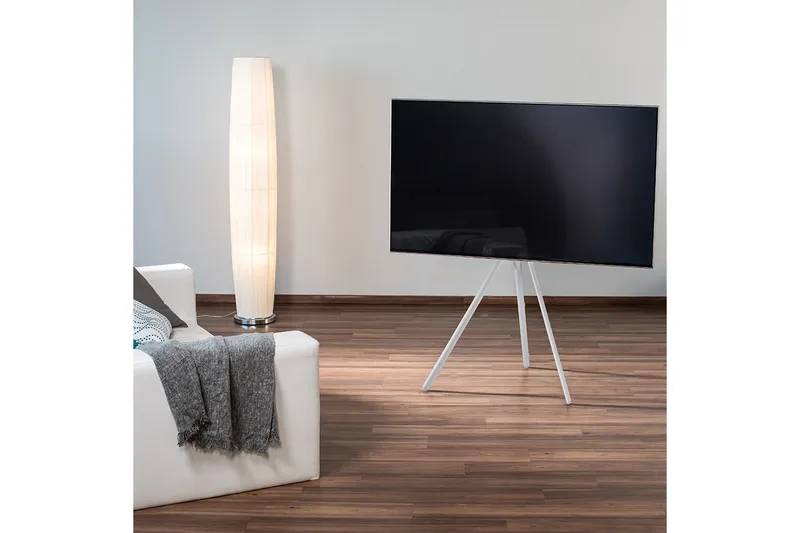 TV-gulvstativ Hama Design Hvid - Hvid - Møbler - TV borde & mediemøbler - Mediestativ & vægbeslag