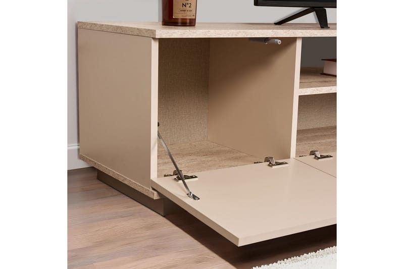 Meni Tv-bænk 180 cm - Mørk brun/Taupe - Møbler - TV borde & mediemøbler - TV-borde