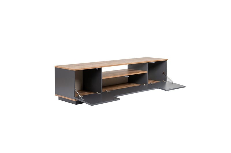 Meni Tv-bænk 180 cm - Natur/Antracit - Møbler - TV borde & mediemøbler - TV-borde
