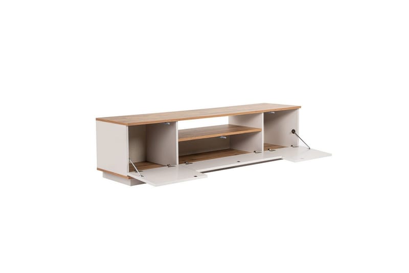 Meni Tv-bænk 180 cm - Natur/Gul - Møbler - TV borde & mediemøbler - TV-borde