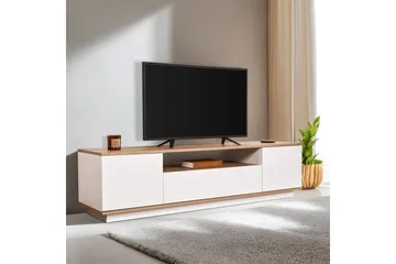 Meni Tv-bænk 180 cm - Natur/Hvid - Møbler - TV borde & mediemøbler - TV-borde