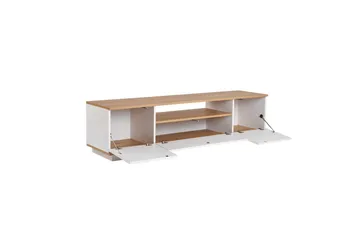 Meni Tv-bænk 180 cm - Natur/Hvid - Møbler - TV borde & mediemøbler - TV-borde