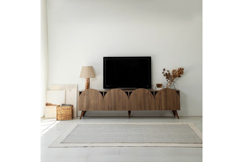 Mesta TV-Bord 180 cm - Valnød finér - TV-borde