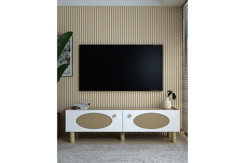 Mittopuri TV-bord 153,6 cm - Taupe - Møbler - TV borde & mediemøbler - TV-borde