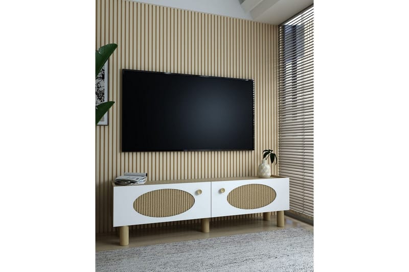 Mittopuri TV-bord 153,6 cm - Taupe - Møbler - TV borde & mediemøbler - TV-borde