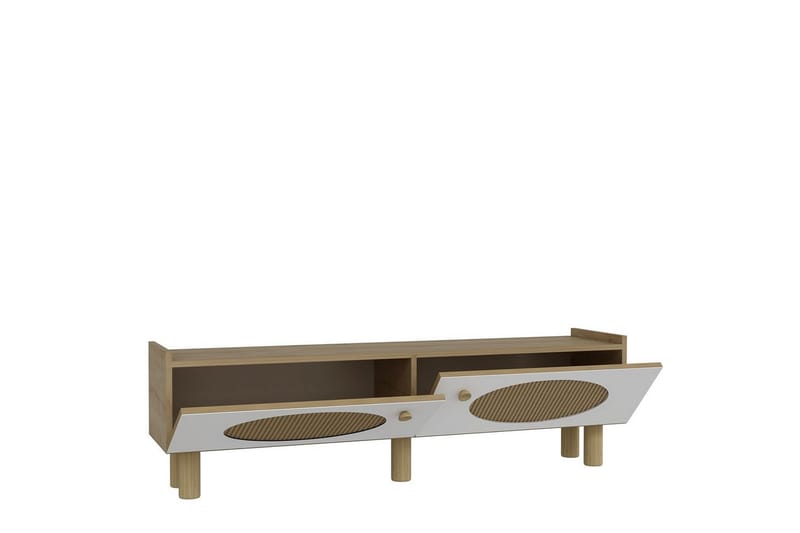 Mittopuri TV-bord 153,6 cm - Taupe - Møbler - TV borde & mediemøbler - TV-borde