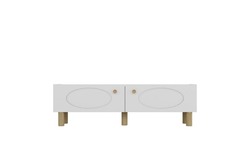 Mittopuri TV-bord 153,6 cm - Taupe/Hvid - Møbler - TV borde & mediemøbler - TV-borde