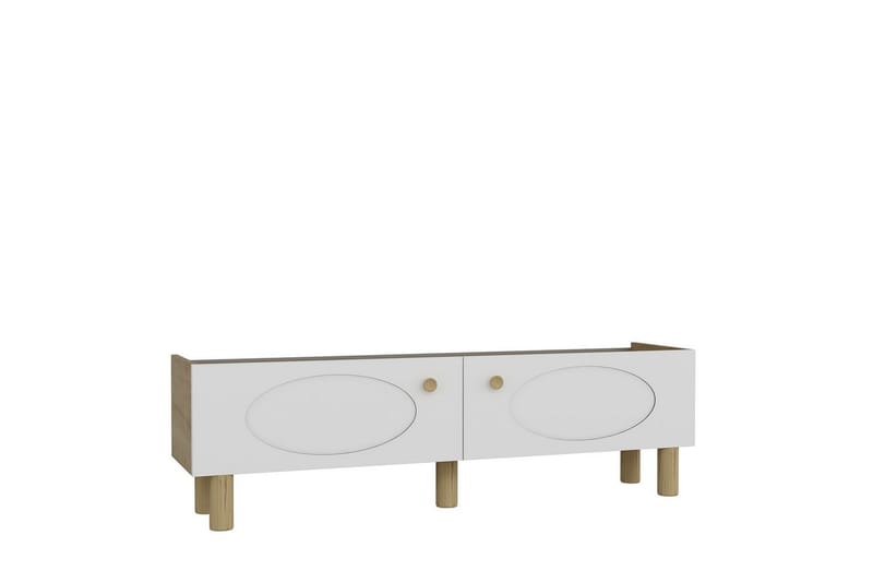 Mittopuri TV-bord 153,6 cm - Taupe/Hvid - Møbler - TV borde & mediemøbler - TV-borde
