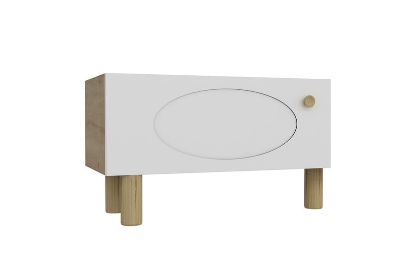 Mittopuri TV-bord 153,6 cm - Taupe/Hvid - Møbler - TV borde & mediemøbler - TV-borde