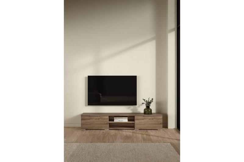 Miwa TV-stativ 33 cm - Brun - Møbler - TV borde & mediemøbler - Mediestativ & vægbeslag