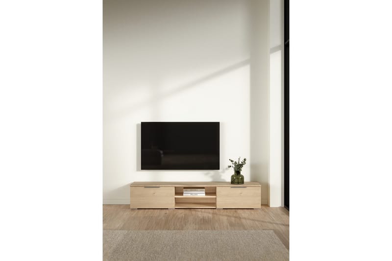 Miwa TV-stativ 33 cm - Rødfarvet træ - Møbler - TV borde & mediemøbler - Mediestativ & vægbeslag