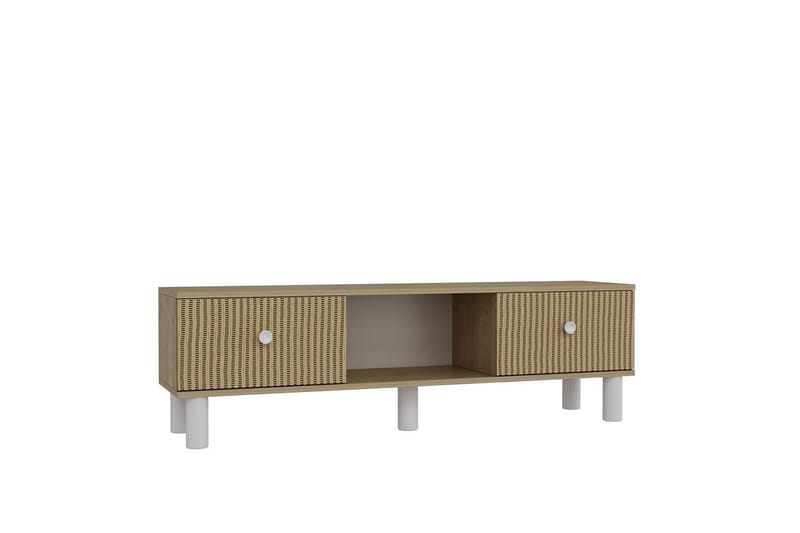 Mono tv-bænk 150 cm - Brun/Rødbrunt træ - Møbler - TV borde & mediemøbler - TV-borde