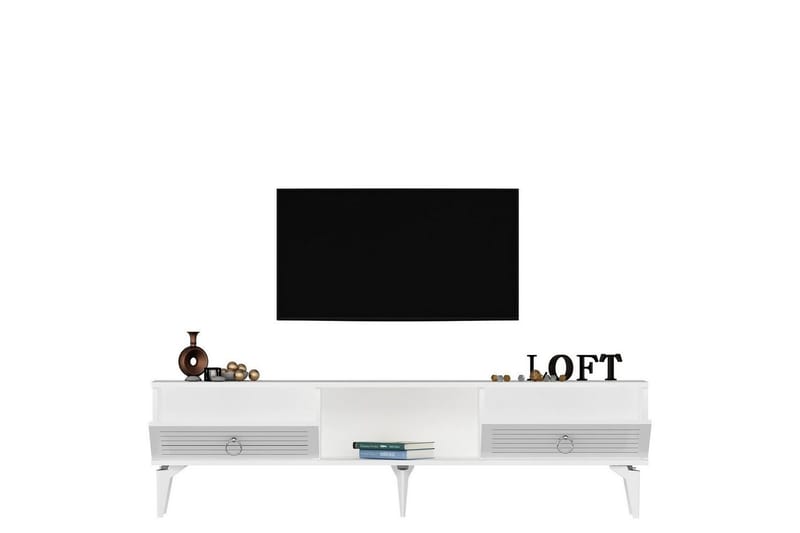 Mula TV-bænk 150 cm - Hvid - Møbler - TV borde & mediemøbler - TV-borde