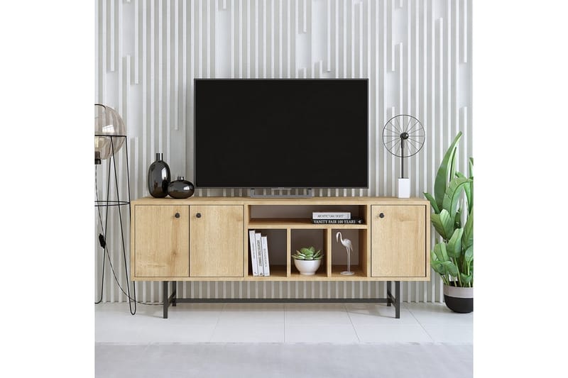 Nagouri TV-bænk 150 cm - Eg - Møbler - TV borde & mediemøbler - TV-borde