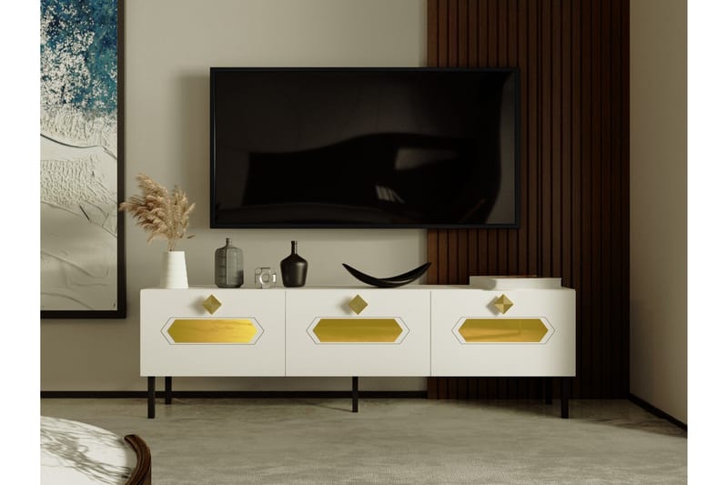 Najis TV-Bord 150 cm - Guld - TV-borde