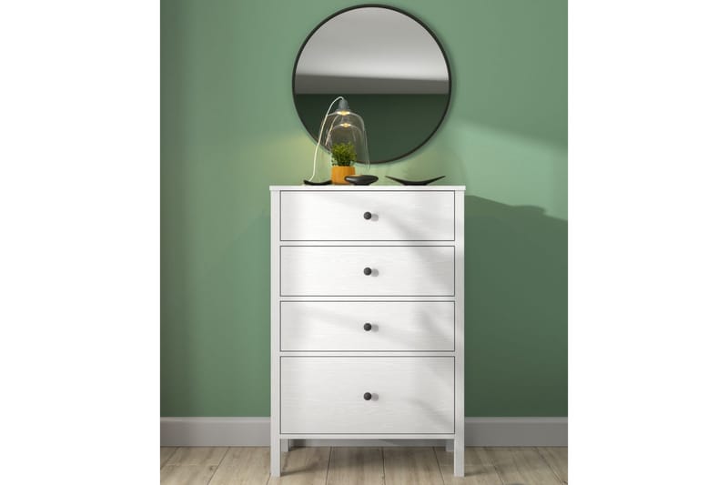 Navric TV-skab 77 cm - Natur/Hvid - Møbler - TV borde & mediemøbler - TV-skab