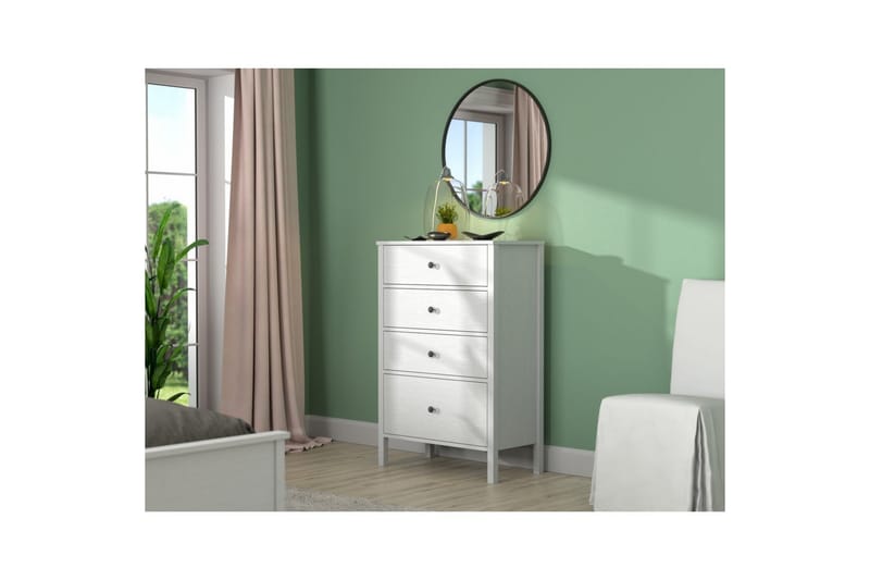 Navric TV-skab 77 cm - Natur/Hvid - Møbler - TV borde & mediemøbler - TV-skab