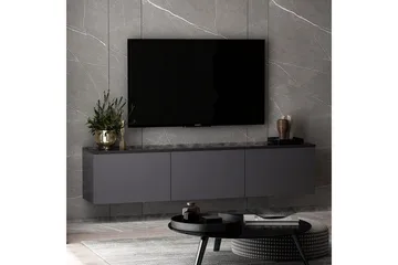 Neon TV-bænk 160 cm - Antracit - Møbler - TV borde & mediemøbler - TV-borde