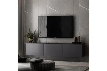 Neon TV-bænk 160 cm - Antracit - Møbler - TV borde & mediemøbler - TV-borde