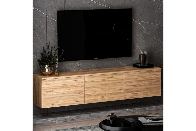 Neon TV-bænk 160 cm - Natur - Møbler - TV borde & mediemøbler - TV-borde