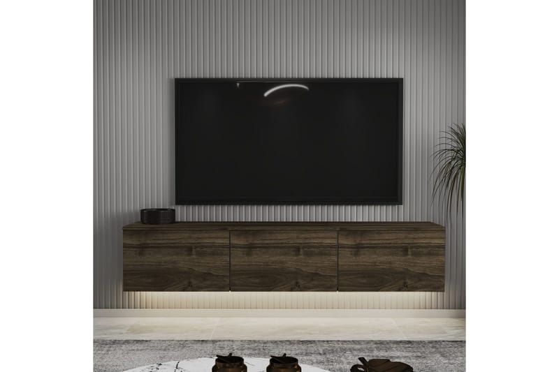 Neon TV-bord 160 cm - Brun - Møbler - TV borde & mediemøbler - TV-borde