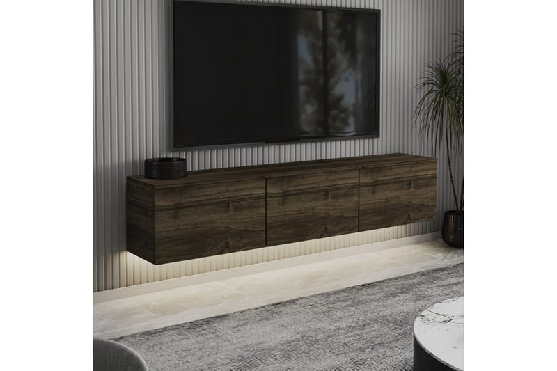 Neon TV-bord 160 cm - Brun - Møbler - TV borde & mediemøbler - TV-borde