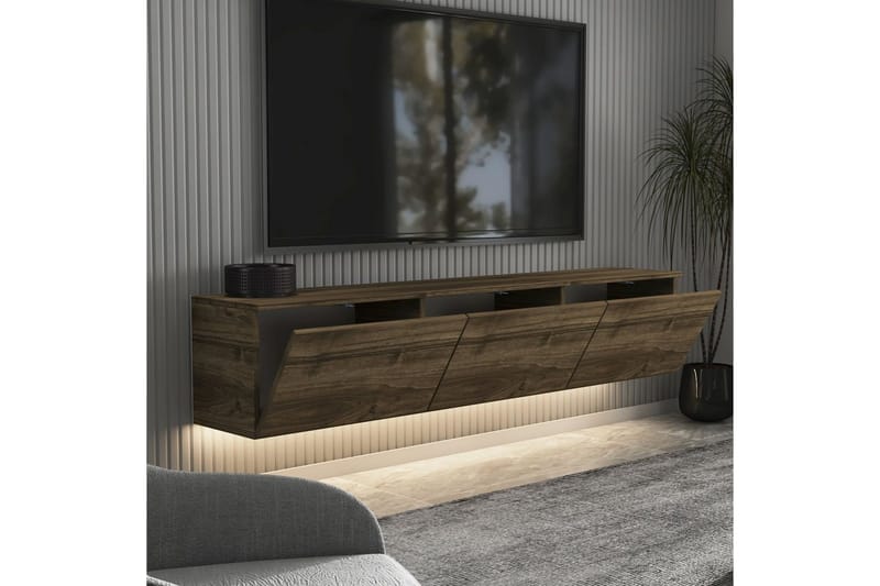Neon TV-bord 160 cm - Brun - Møbler - TV borde & mediemøbler - TV-borde