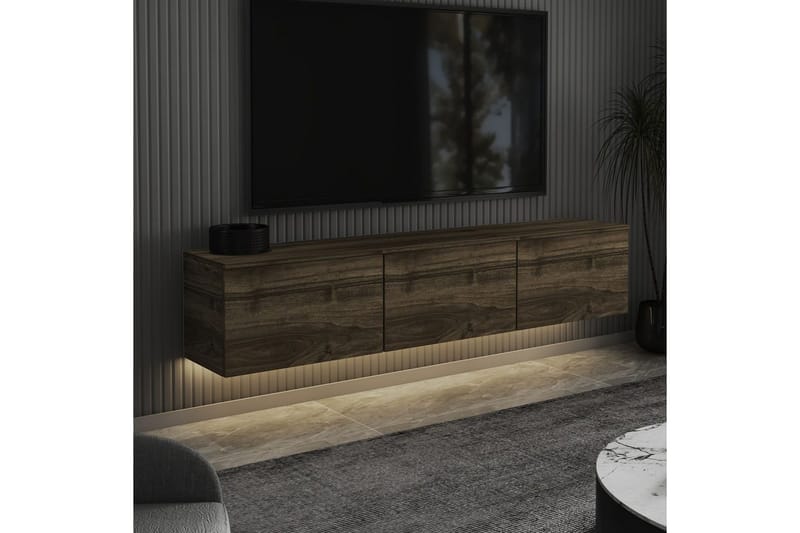 Neon TV-bord 160 cm - Brun - Møbler - TV borde & mediemøbler - TV-borde